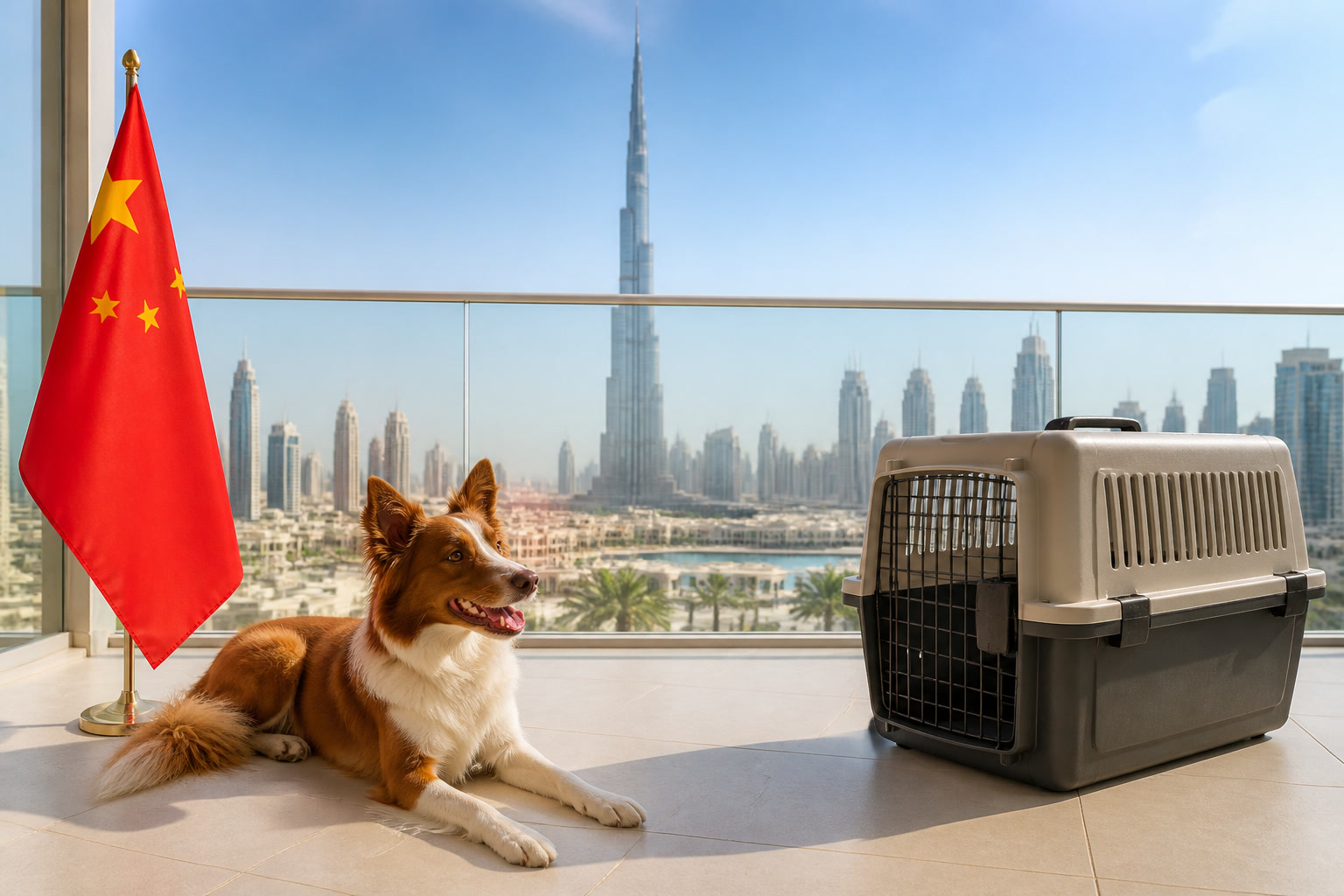 Dubai to China