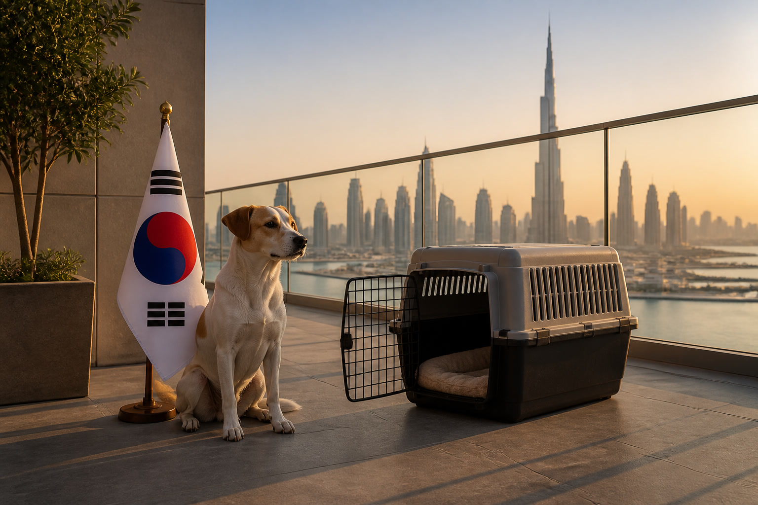 Dubai to South Korea